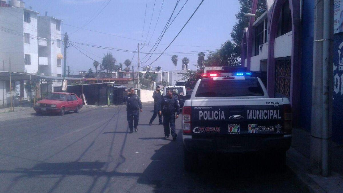 Balacera en Lomas de Cortés; elementos de la Policía Morelos (3)